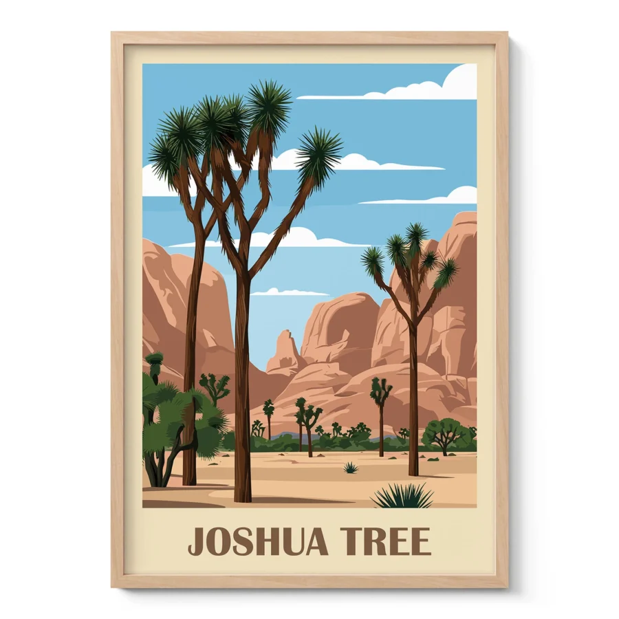 Wandbild – Joshua-Tree-Nationalpark