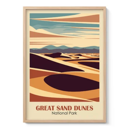 Wandbild – Great-Sand-Dunes-Nationalpark