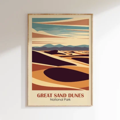 Wandbild – Great-Sand-Dunes-Nationalpark