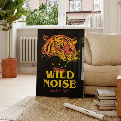 Tiger Wall Art – Wild Noise
