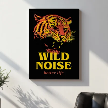 Tiger Wall Art – Wild Noise