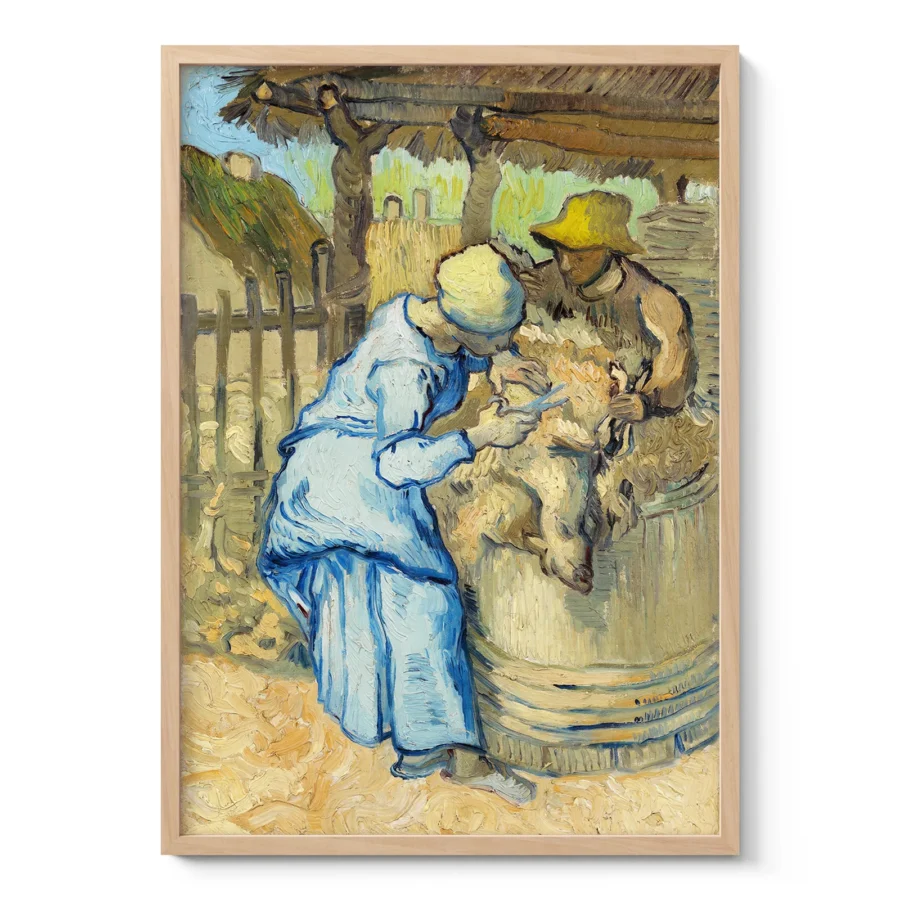 Vincent van Gogh Wandbild – Schafscherer