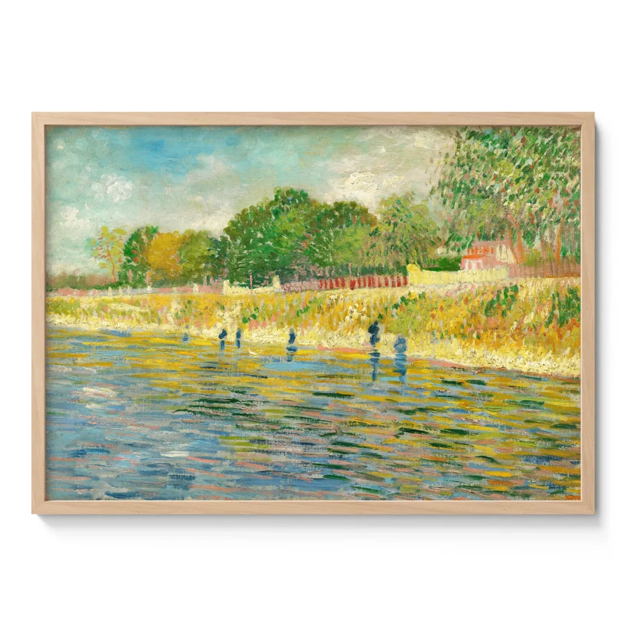 Vincent van Gogh Wandbild – Ufer der Seine