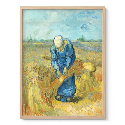 Vincent van Gogh Wall Art – Woman Binding Sheaves