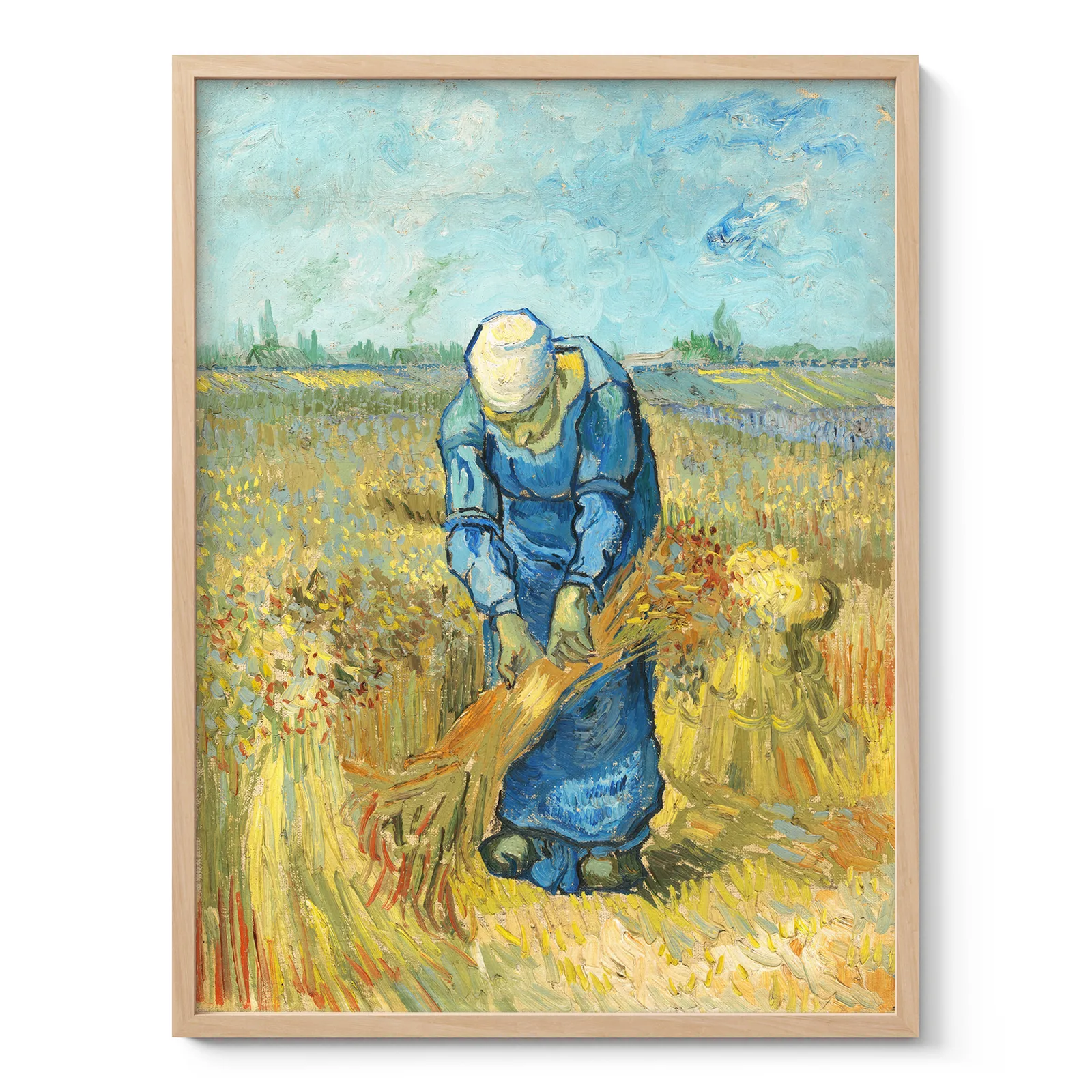 Vincent van Gogh Wall Art – Woman Binding Sheaves