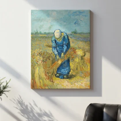 Vincent van Gogh Wall Art – Woman Binding Sheaves
