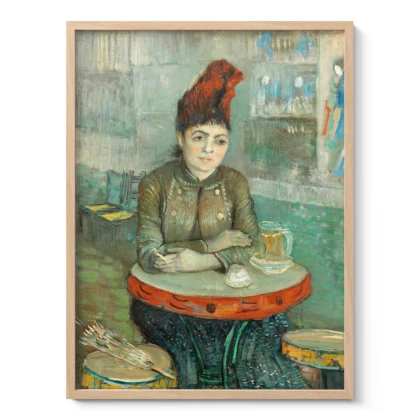 Vincent van Gogh Wall Art – Agostina Segatori in Le Tambourin
