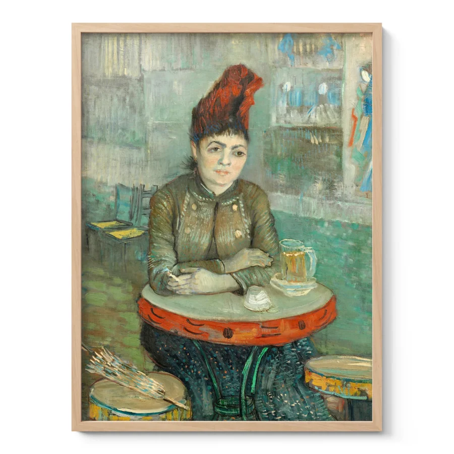 Vincent van Gogh Wall Art – Agostina Segatori in Le Tambourin