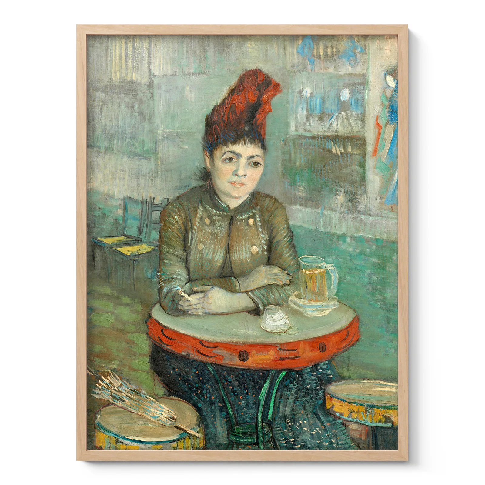 Vincent van Gogh Wall Art – Agostina Segatori in Le Tambourin