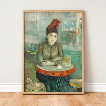Vincent van Gogh Wall Art – Agostina Segatori in Le Tambourin