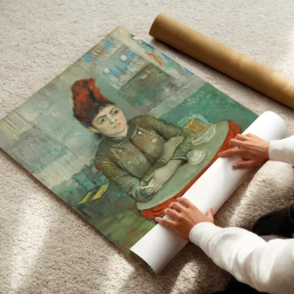 Vincent van Gogh Wall Art – Agostina Segatori in Le Tambourin