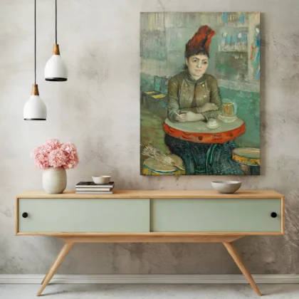 Vincent van Gogh Wall Art – Agostina Segatori in Le Tambourin