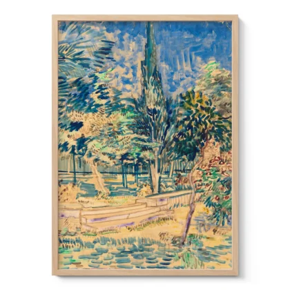 Vincent van Gogh Wall Art – Stairs in the Garden of the Asylum