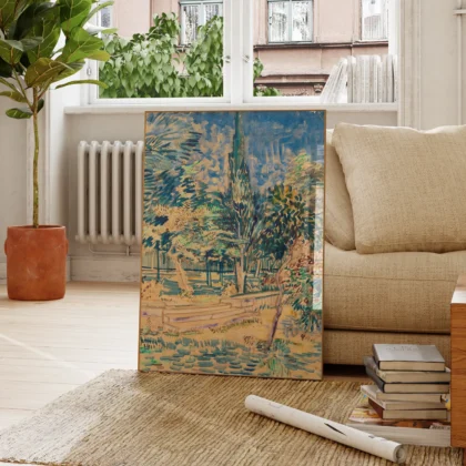 Vincent van Gogh Wall Art – Stairs in the Garden of the Asylum
