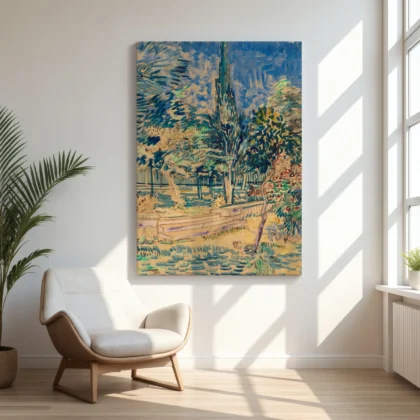 Vincent van Gogh Wall Art – Stairs in the Garden of the Asylum