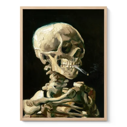 Vincent van Gogh Wall Art – Skeleton with a Burning Cigarette