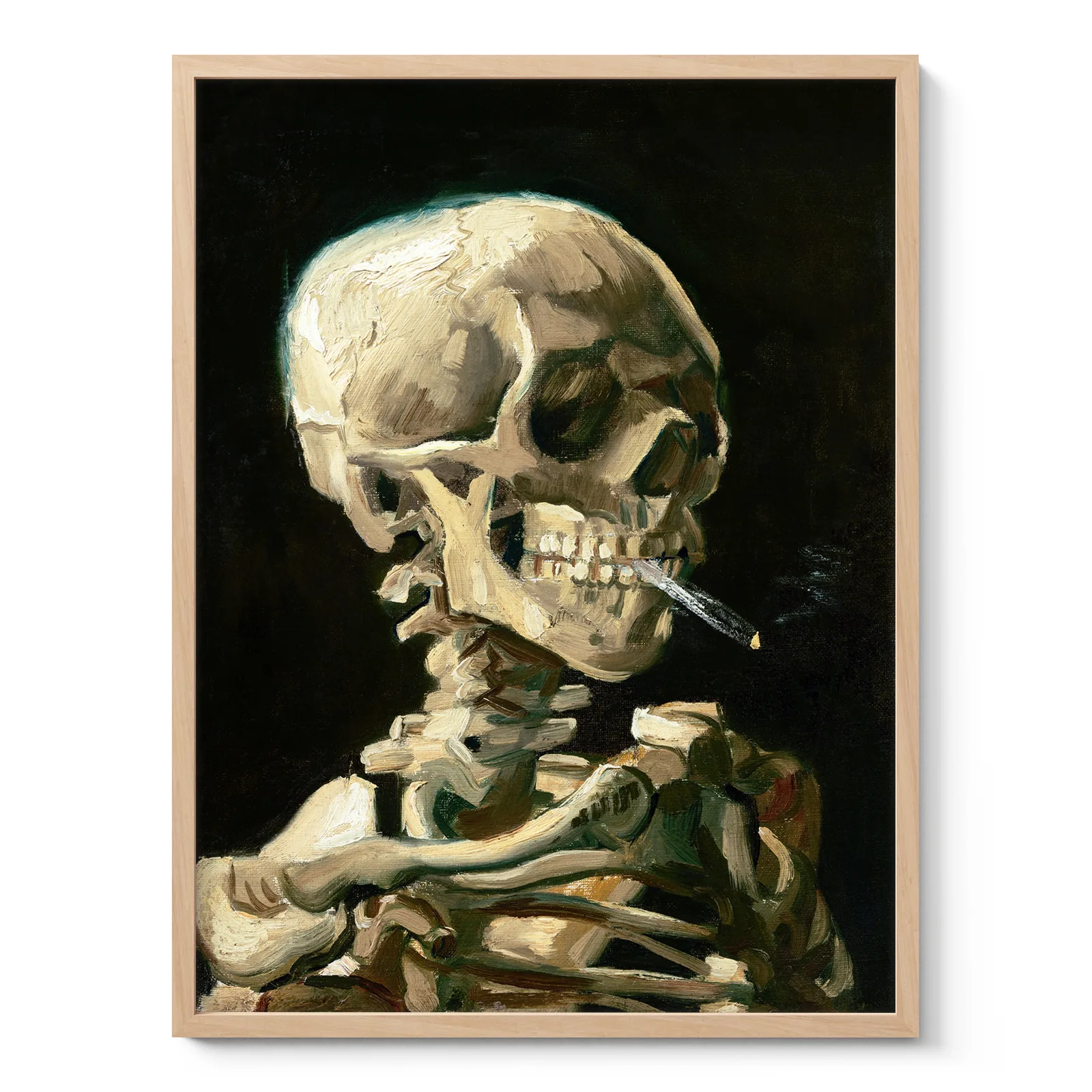 Vincent van Gogh Wall Art – Skeleton with a Burning Cigarette