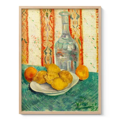 Vincent van Gogh Wall Art – Carafe and Dish with Citrus Fruit