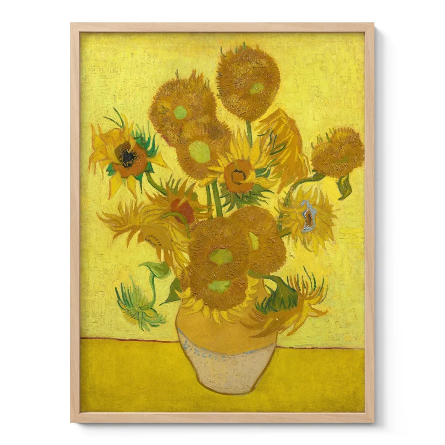 Vincent van Gogh paveikslas – Saulėgrąžos