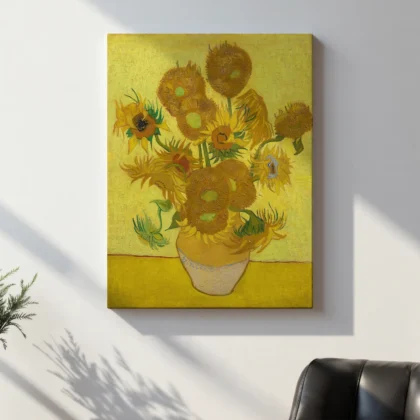 Vincent van Gogh paveikslas – Saulėgrąžos