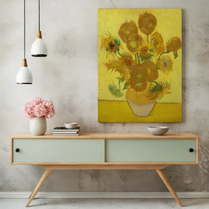 Vincent van Gogh paveikslas – Saulėgrąžos