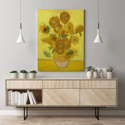 Vincent van Gogh paveikslas – Saulėgrąžos