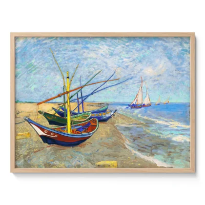 Vincent van Gogh Wandbild – Fischerboote bei Les Saintes