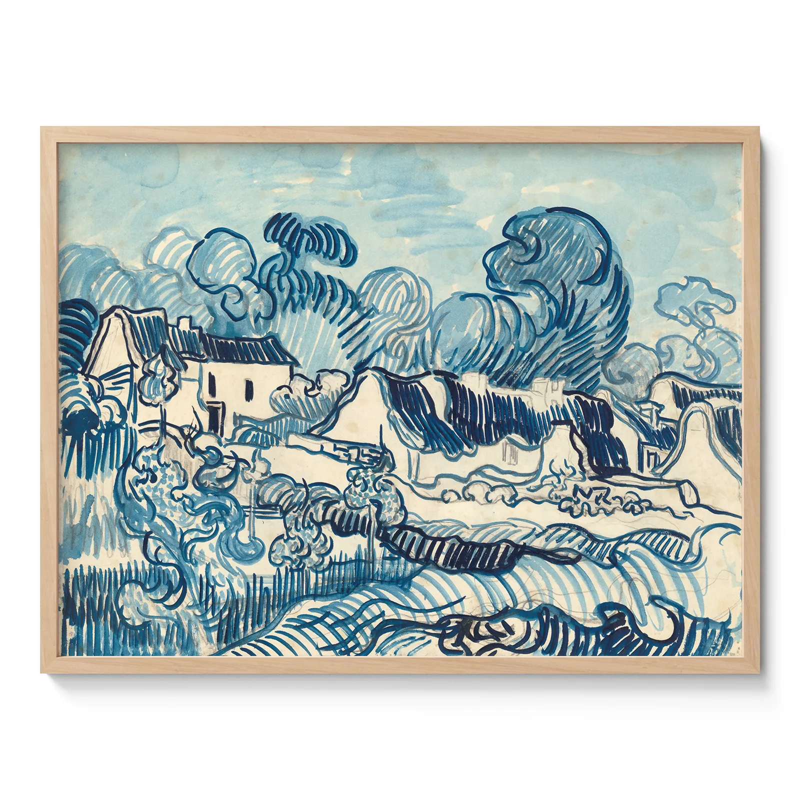 Vincent van Gogh Wall Art – Landscape with Houses