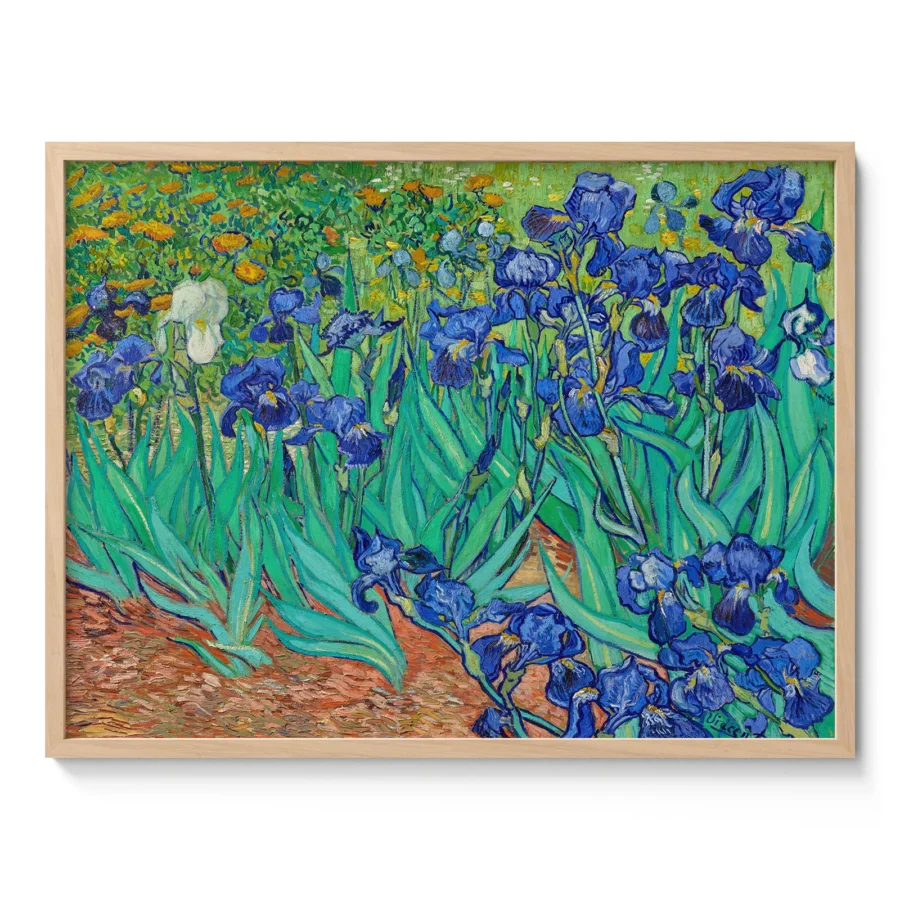 Vincent van Gogh Wall Art – Irises in the Garden