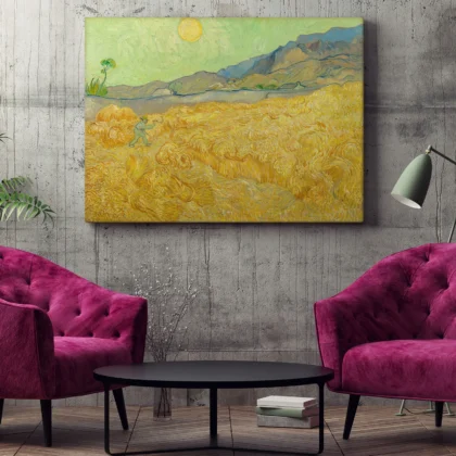 Vincent van Gogh Wall Art – Wheatfield with a Reaper
