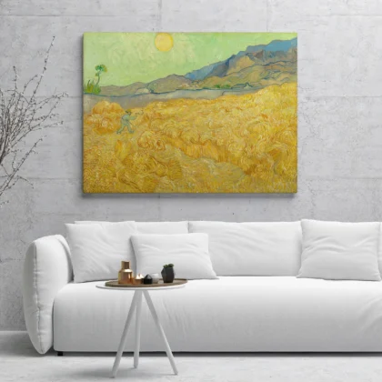 Vincent van Gogh Wall Art – Wheatfield with a Reaper