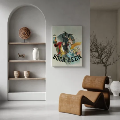 Vintage Beer Poster – Advertising Wall Art