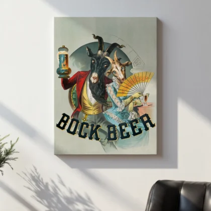 Vintage Beer Poster – Advertising Wall Art