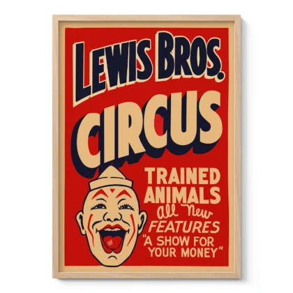 Vintage Circus Wall Art