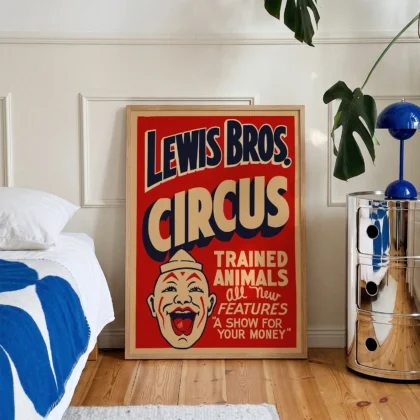 Vintage Circus Wall Art