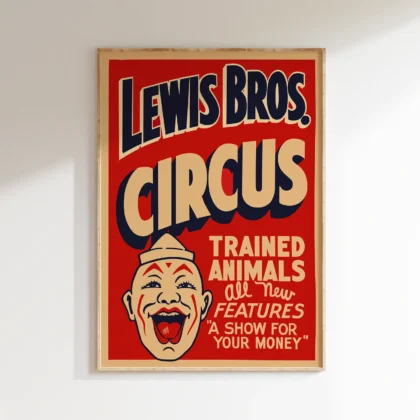 Vintage Circus Wall Art