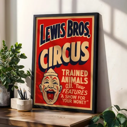 Vintage Circus Wall Art