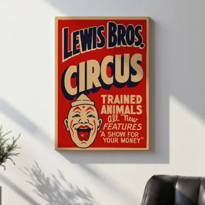 Vintage Circus Wall Art