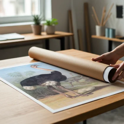 Vintage Wandbild – Strauß