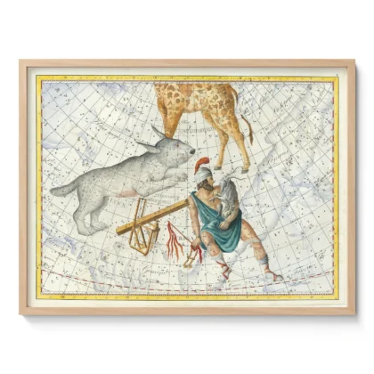 Antique Celestial Map Wall Art