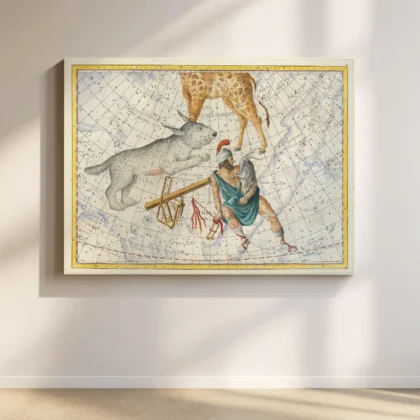 Antique Celestial Map Wall Art