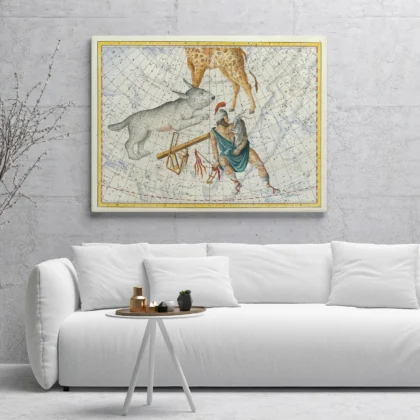 Antique Celestial Map Wall Art