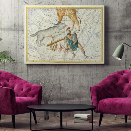 Antique Celestial Map Wall Art
