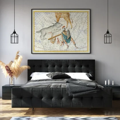 Antique Celestial Map Wall Art