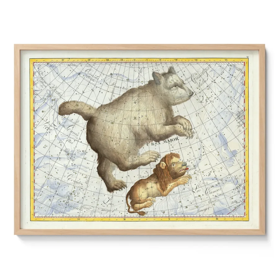 Wandbild – Sternbild Großer Bär