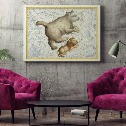 Wandbild – Sternbild Großer Bär