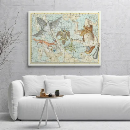 Wandbild – Sternbild Schwan