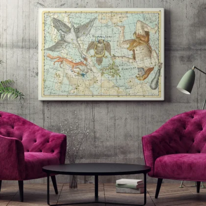 Wandbild – Sternbild Schwan