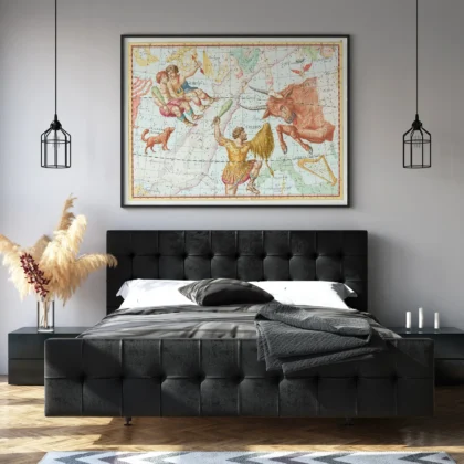 Gemini and Taurus Constellation Wall Art