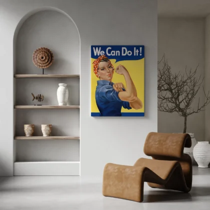 Rosie the Riveter Poster – We Can Do It by J. Howard Miller